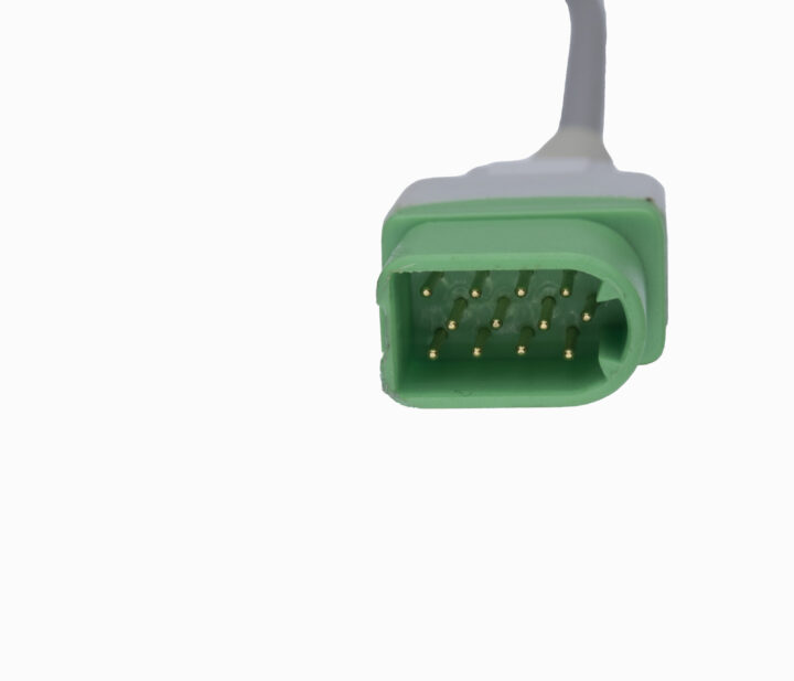 Datascope 12 Pin 3 Lead Clip Type ECG Monitor Cable