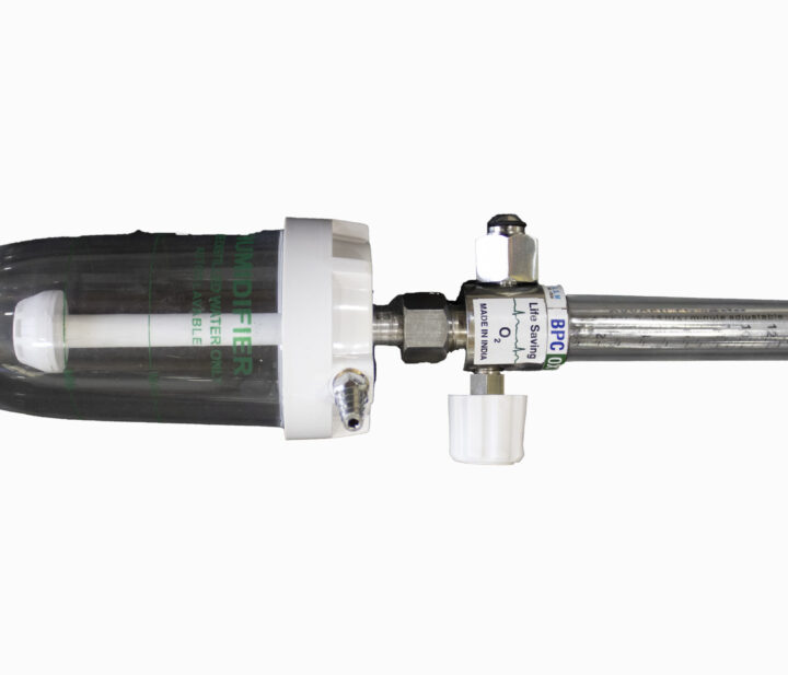 BPC Metallic Flow meter with Humidifier bottle